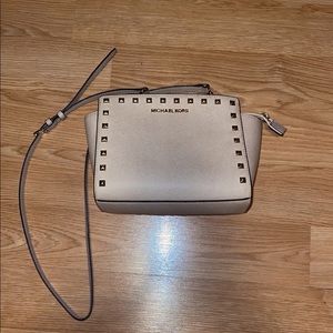 Michael kors studded crossbody